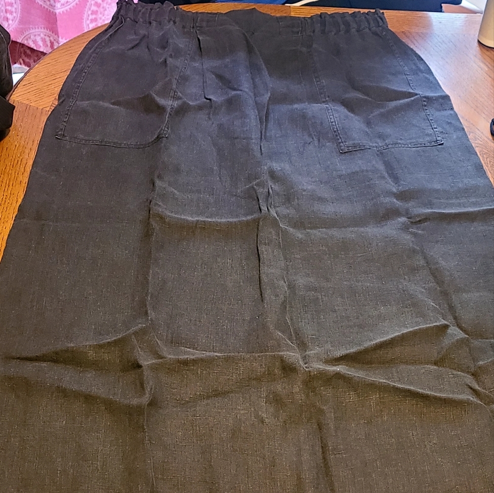 Flax by Jeanne Engelhart 100% linen skirt - Picture 7 of 7